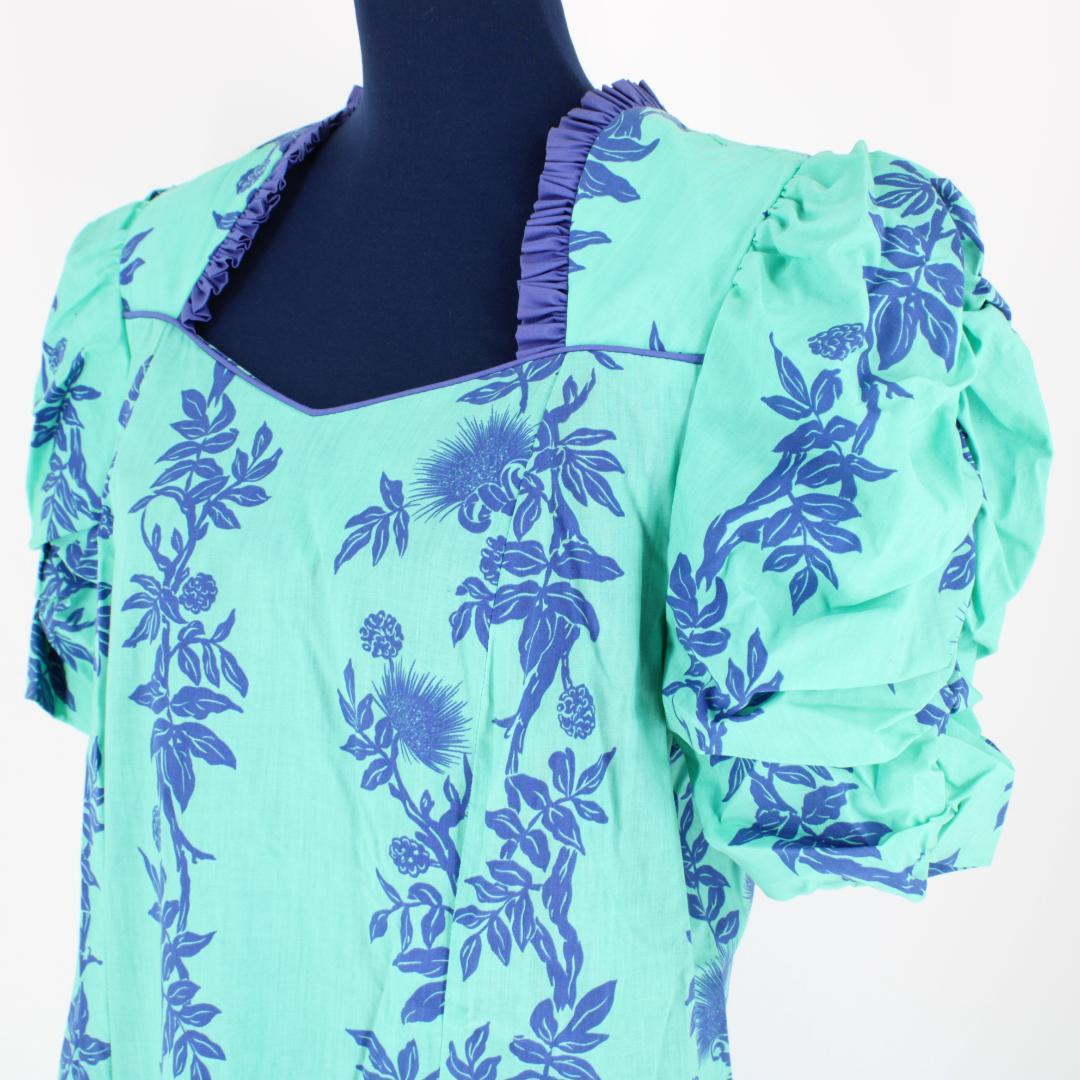 【フラダンス衣装】グリーン T&L MUUMUU FACTORY ワンピース