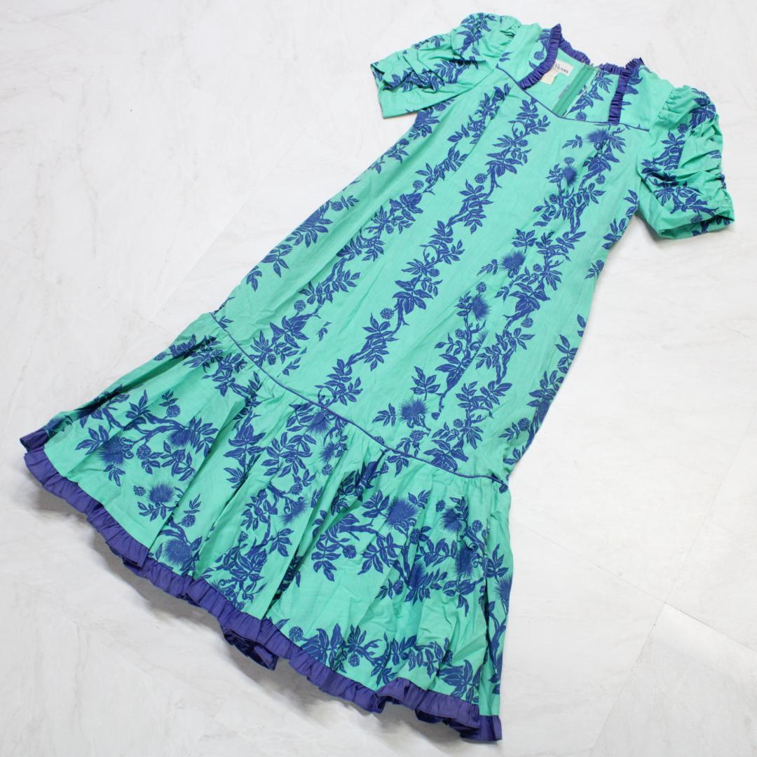 【フラダンス衣装】グリーン T&L MUUMUU FACTORY ワンピース
