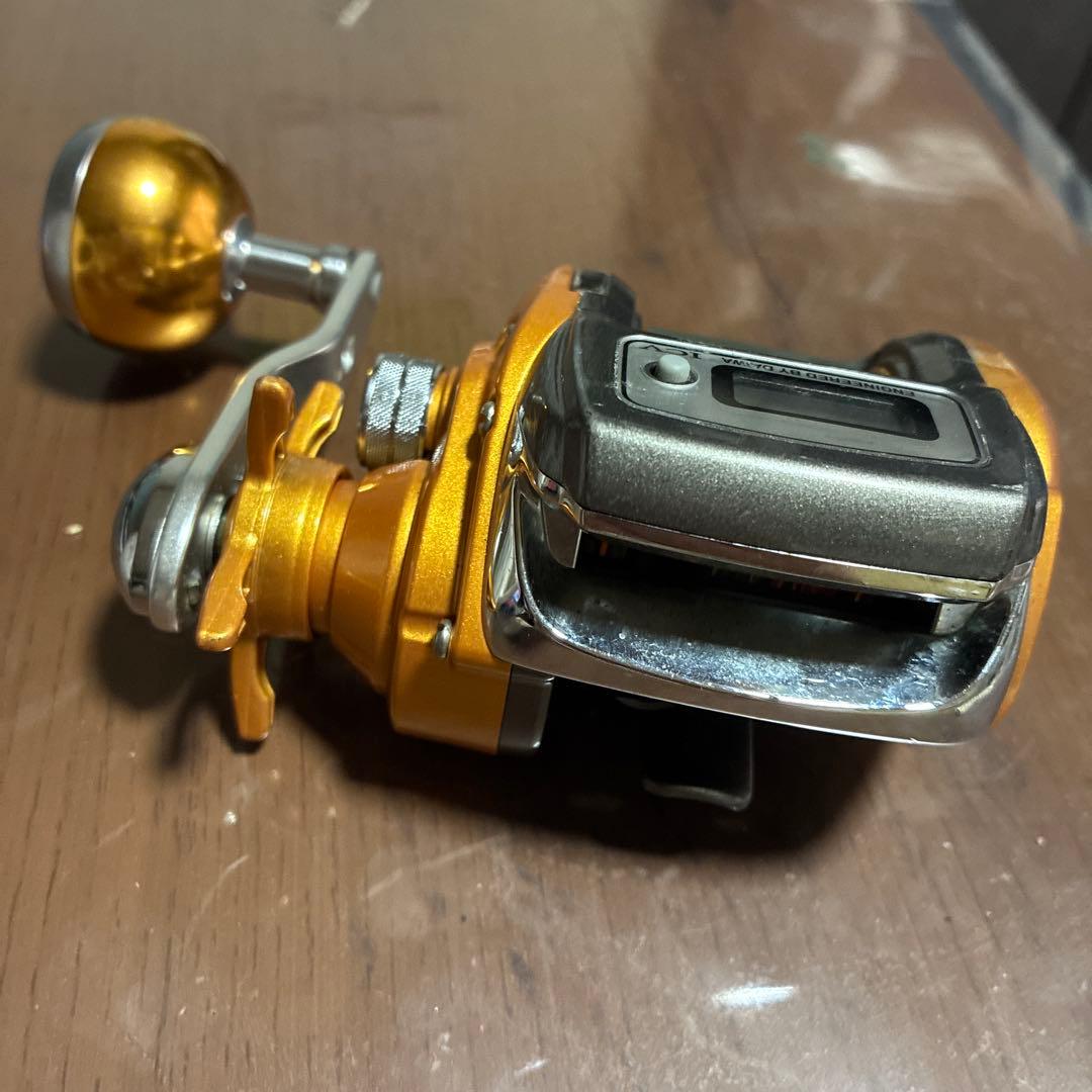 DAIWA カウンター付きリールオレンジ