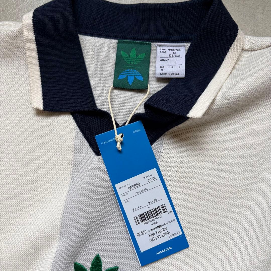adidas ROLLING LINKS 長袖ニットポロ Lサイズ