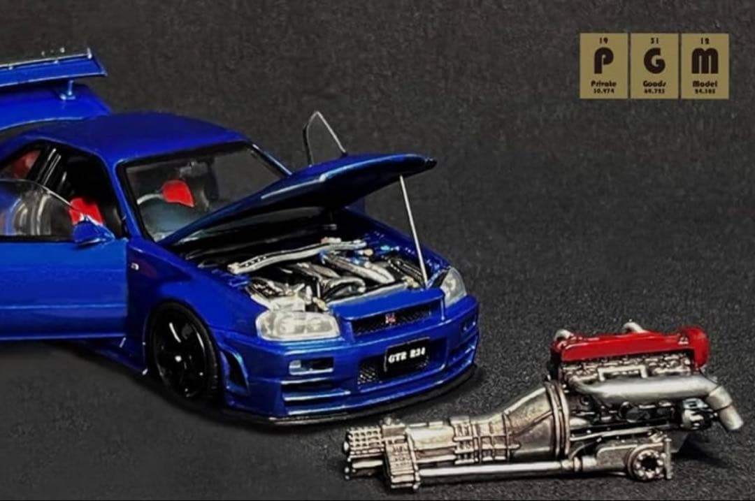 PGM ニスモ R34 GT-R Z-tune llic Blue