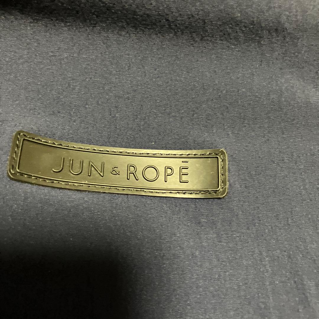 美品JUN&ROPE ネイビー フードジャケット