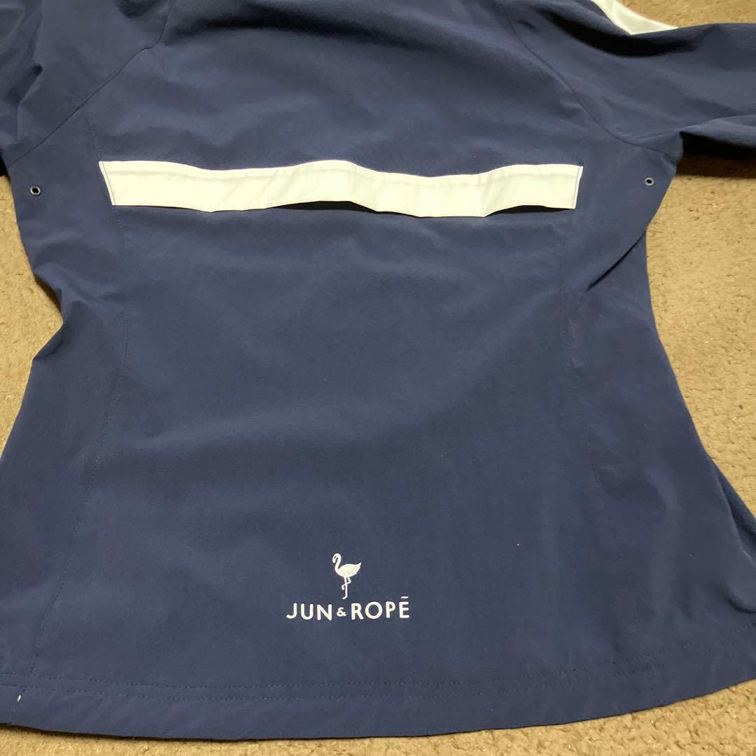 美品JUN&ROPE ネイビー フードジャケット