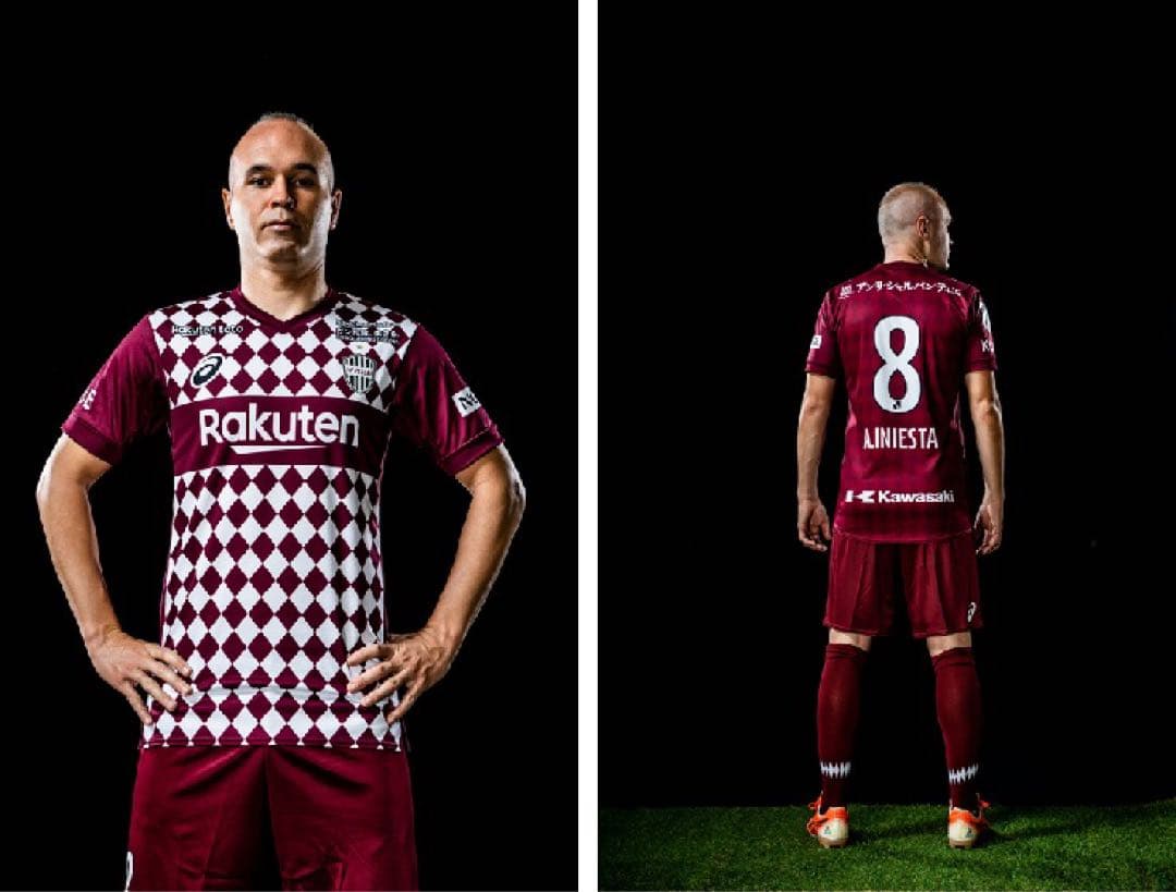 【新品・タグ付き】A・イニエスタ ＃８ ヴィッセル神戸 ２０２１（H）