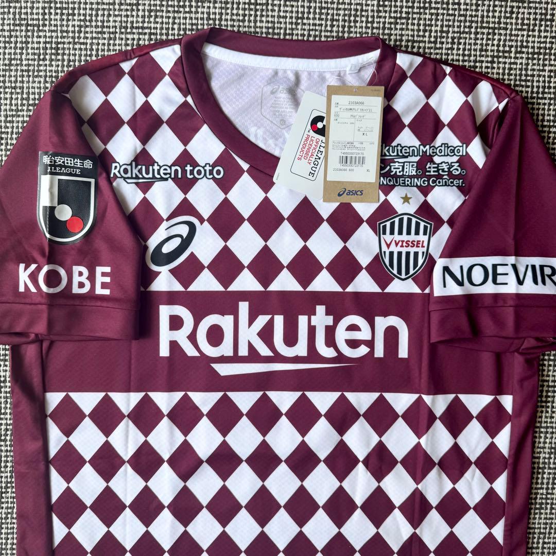 【新品・タグ付き】A・イニエスタ ＃８ ヴィッセル神戸 ２０２１（H）