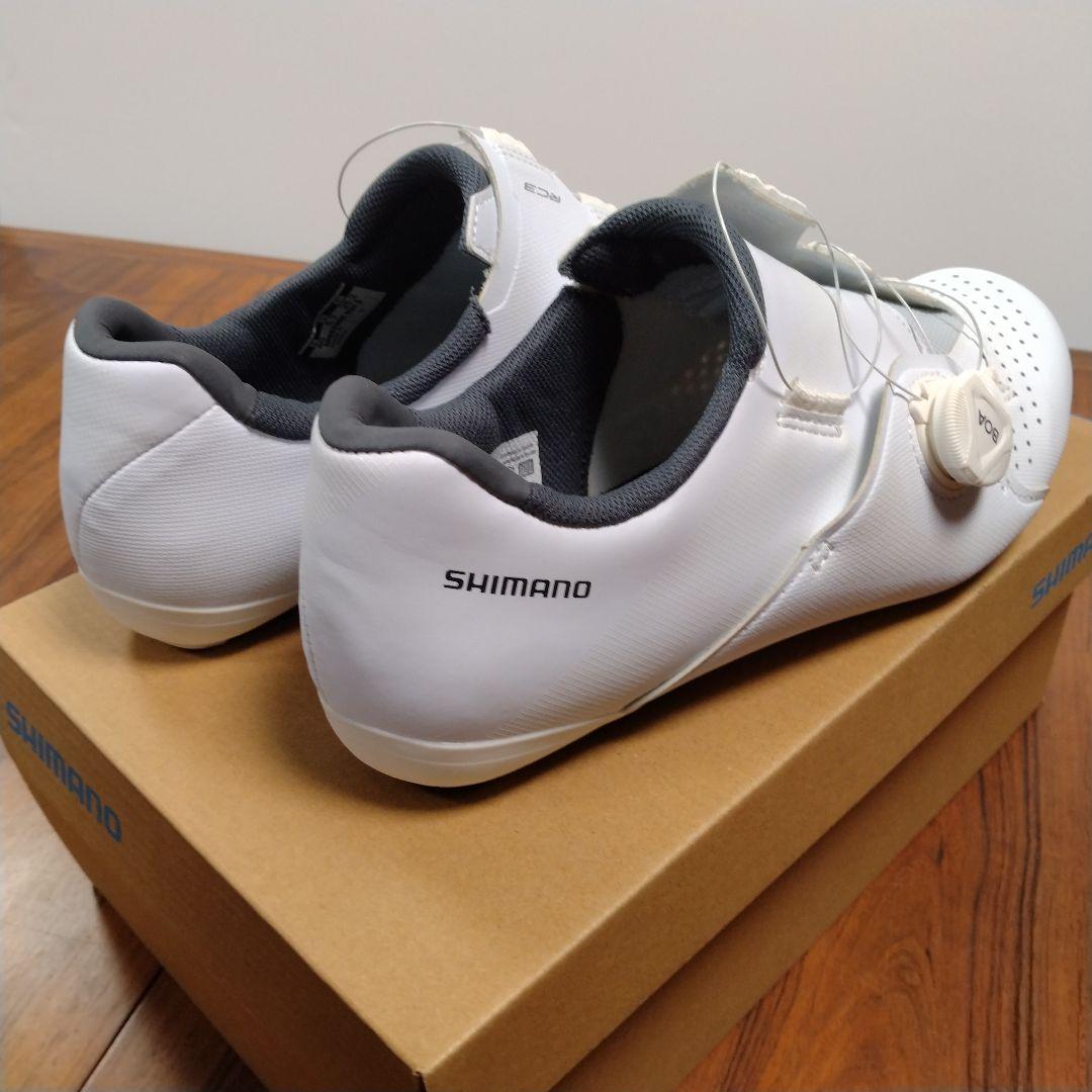 SHIMANO RC3 ホワイトシューズ 40