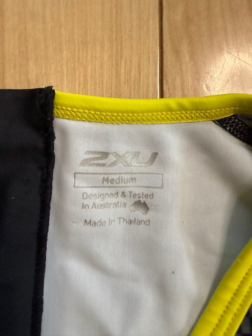 2XU トライアスロン サイクルジャージ　Medium ブラック/イエロー