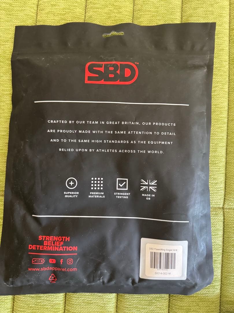 SBD Powerlifting Singlet W/M Mサイズ 6点セット