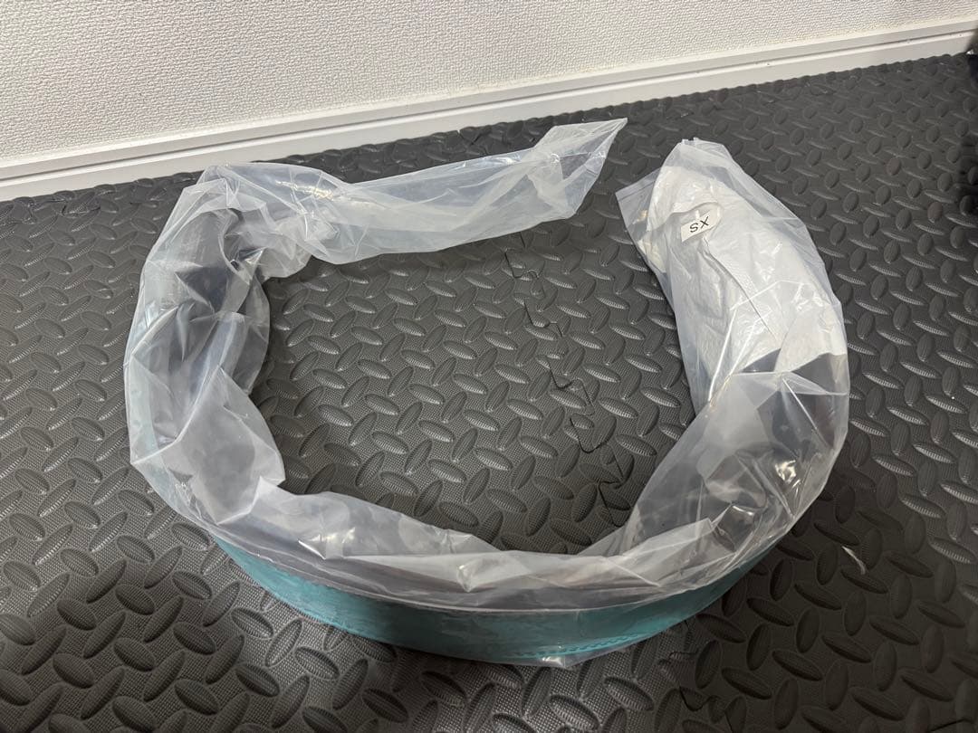 アクアブルー レザーパワーベルト