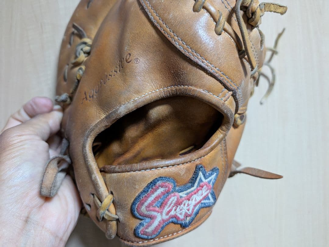 久保田スラッガー　ファーストミット　少年用　磯貝型付け