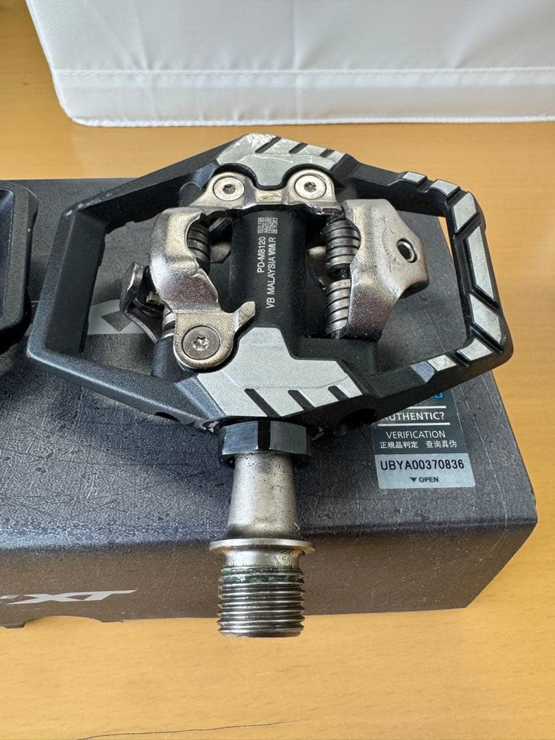 【良品】SHIMANO DEORE XT PD-M8120 SPDペダル