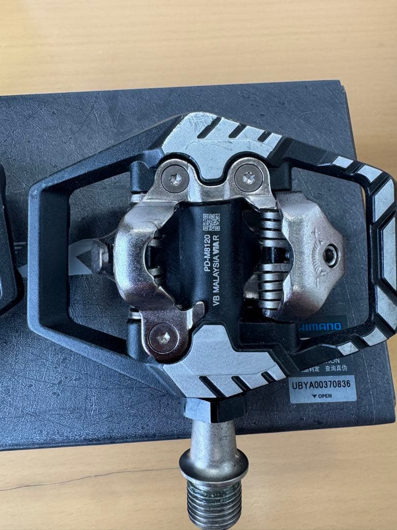 【良品】SHIMANO DEORE XT PD-M8120 SPDペダル