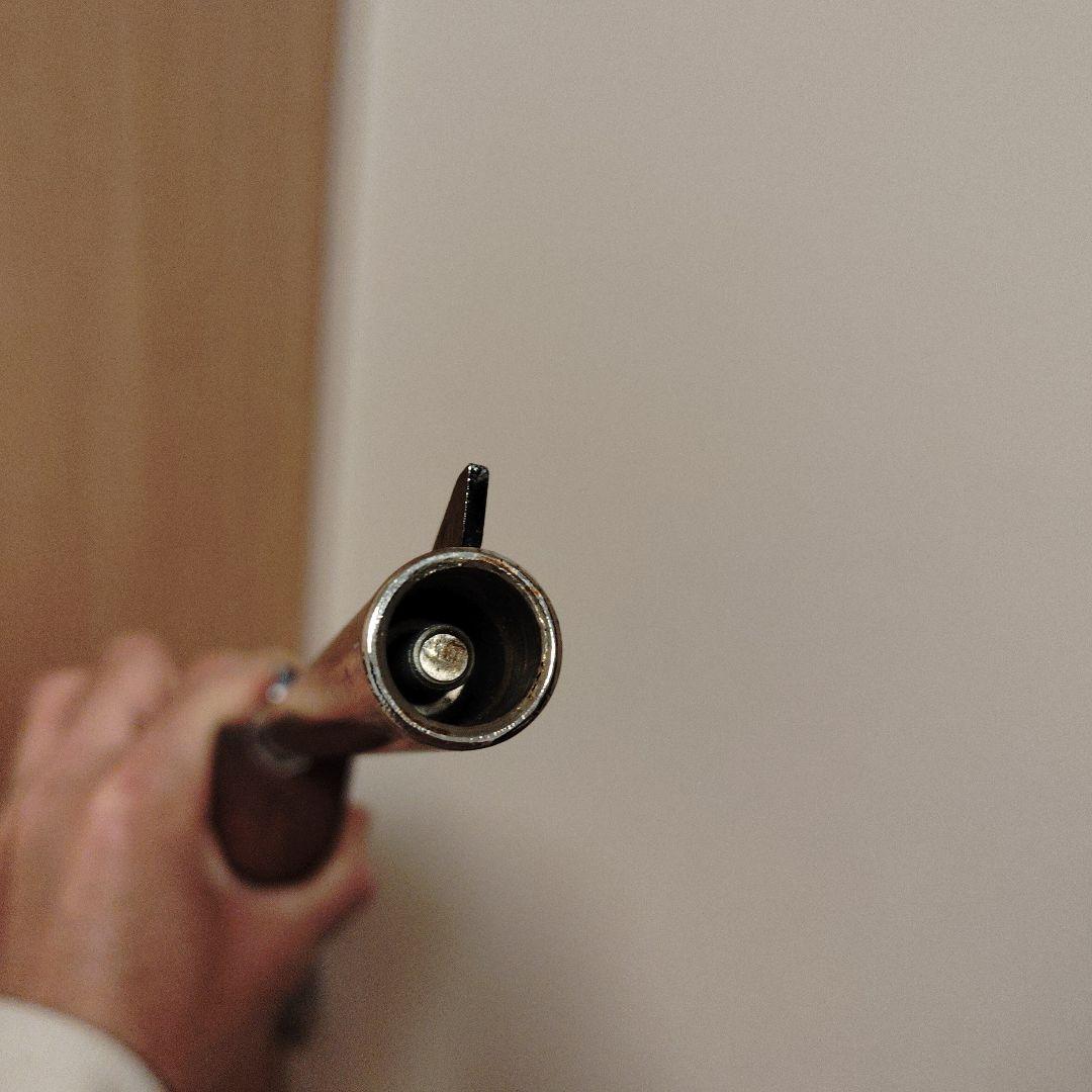 レトロ　コルク銃　オブジェ