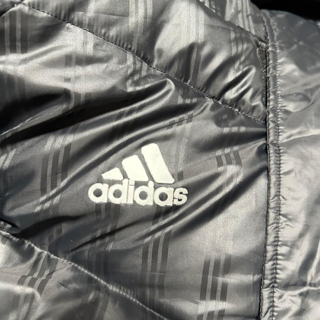 美品　アディダス ベンチコート　ダウンコート　ブラック系　adidas M