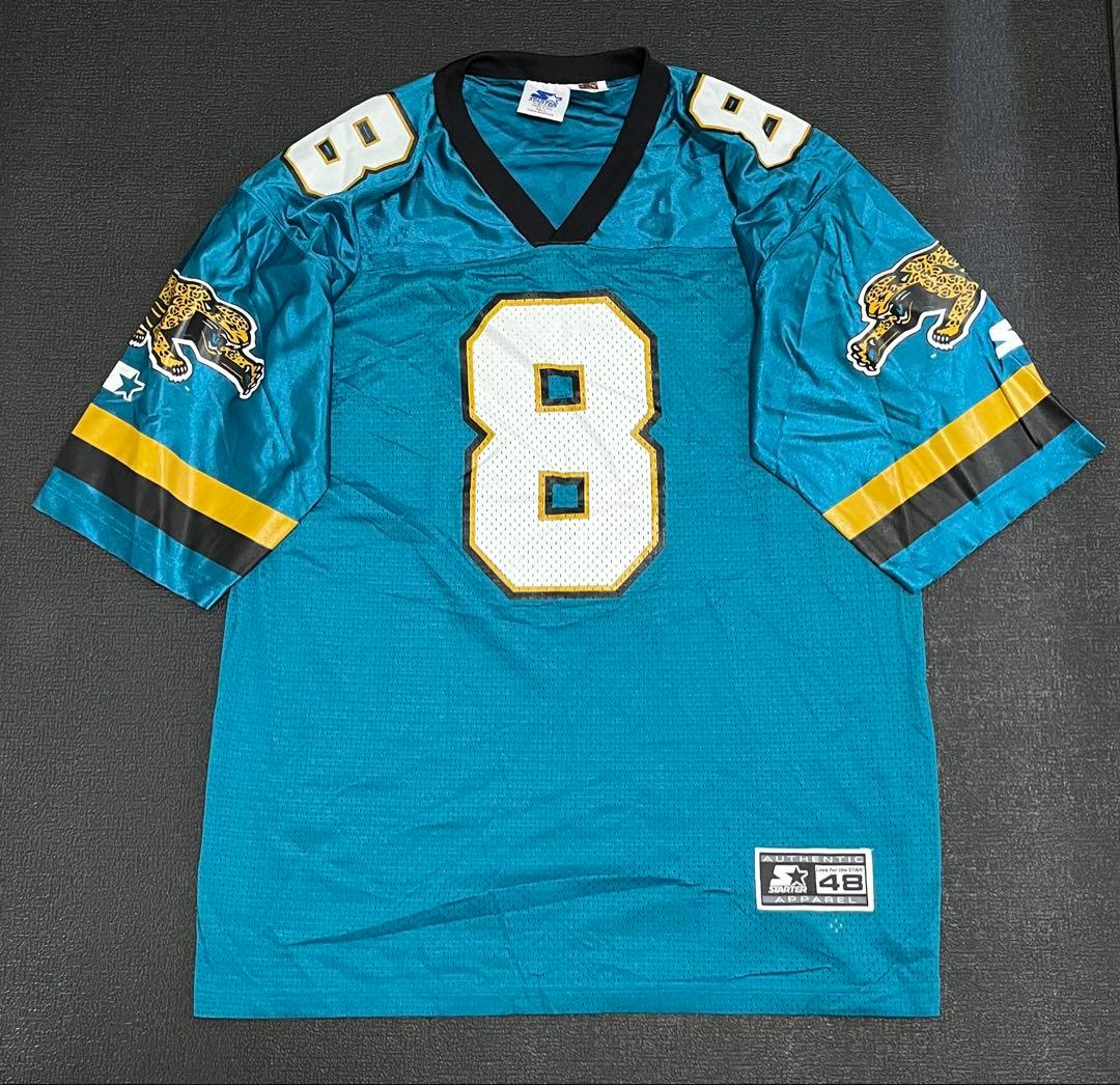 未使用品 ジャクソンビルジャガーズ ゲームシャツ NFL BRUNELL 8