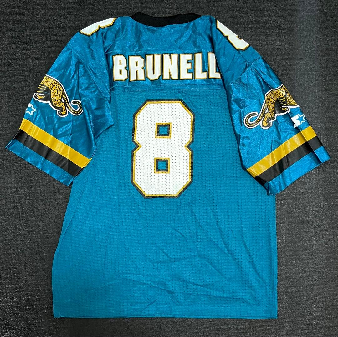 未使用品 ジャクソンビルジャガーズ ゲームシャツ NFL BRUNELL 8