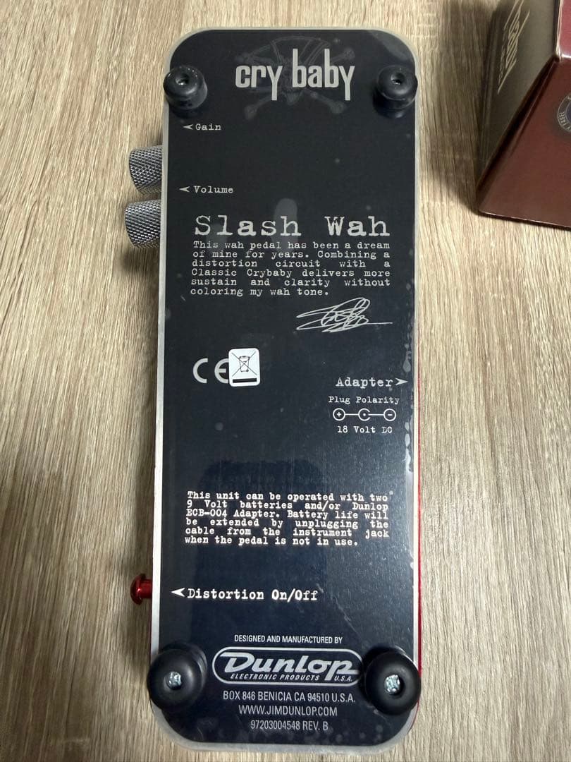 ギター Cry Baby Slash sw95 jimdunlop wah