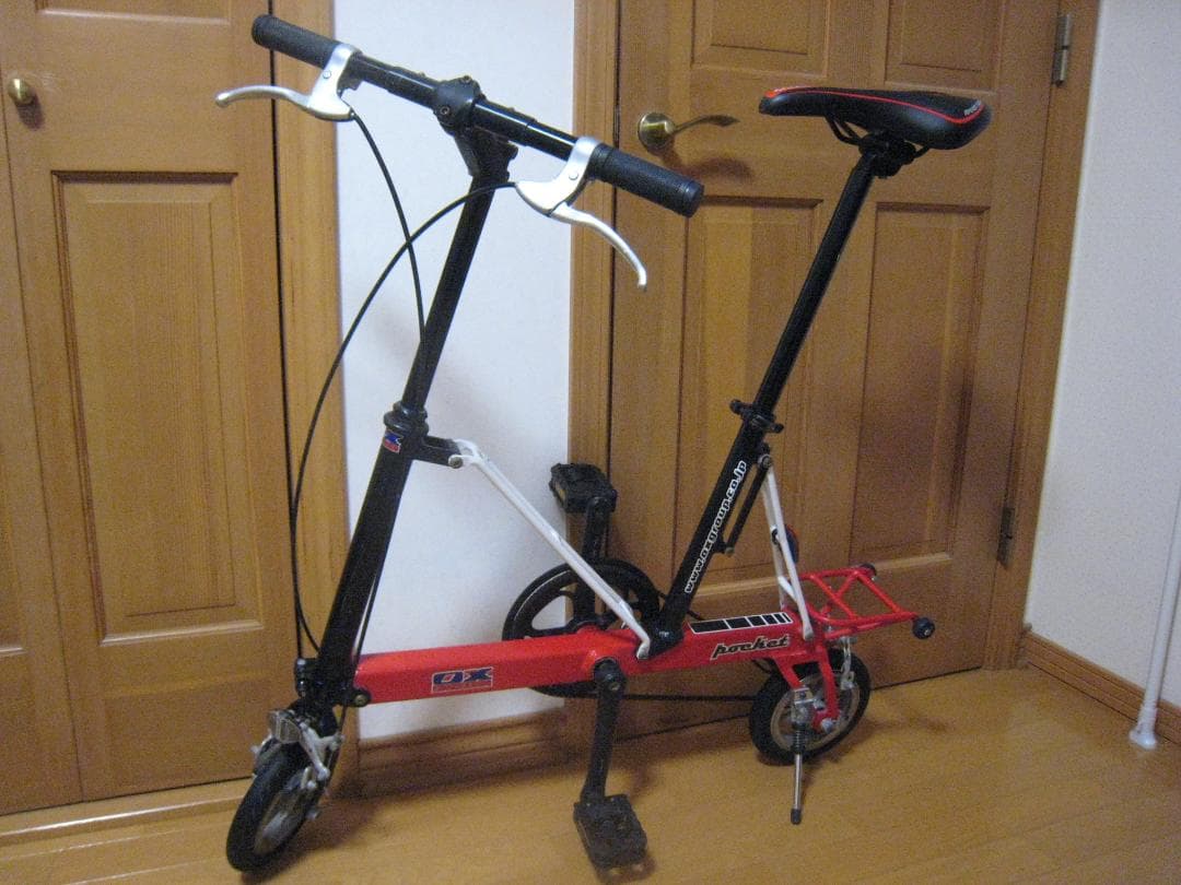 【ジャンク】８インチ折りたたみ自転車　OXエンジニアリング　ポケット