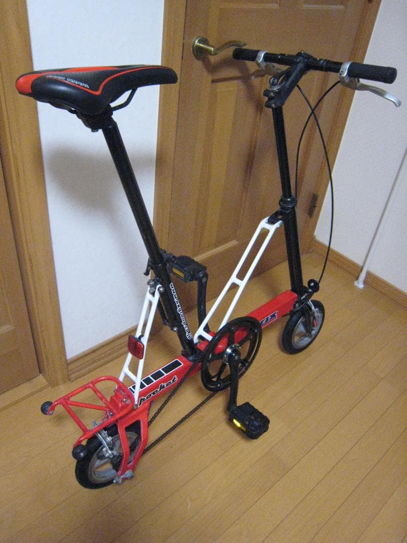 【ジャンク】８インチ折りたたみ自転車　OXエンジニアリング　ポケット