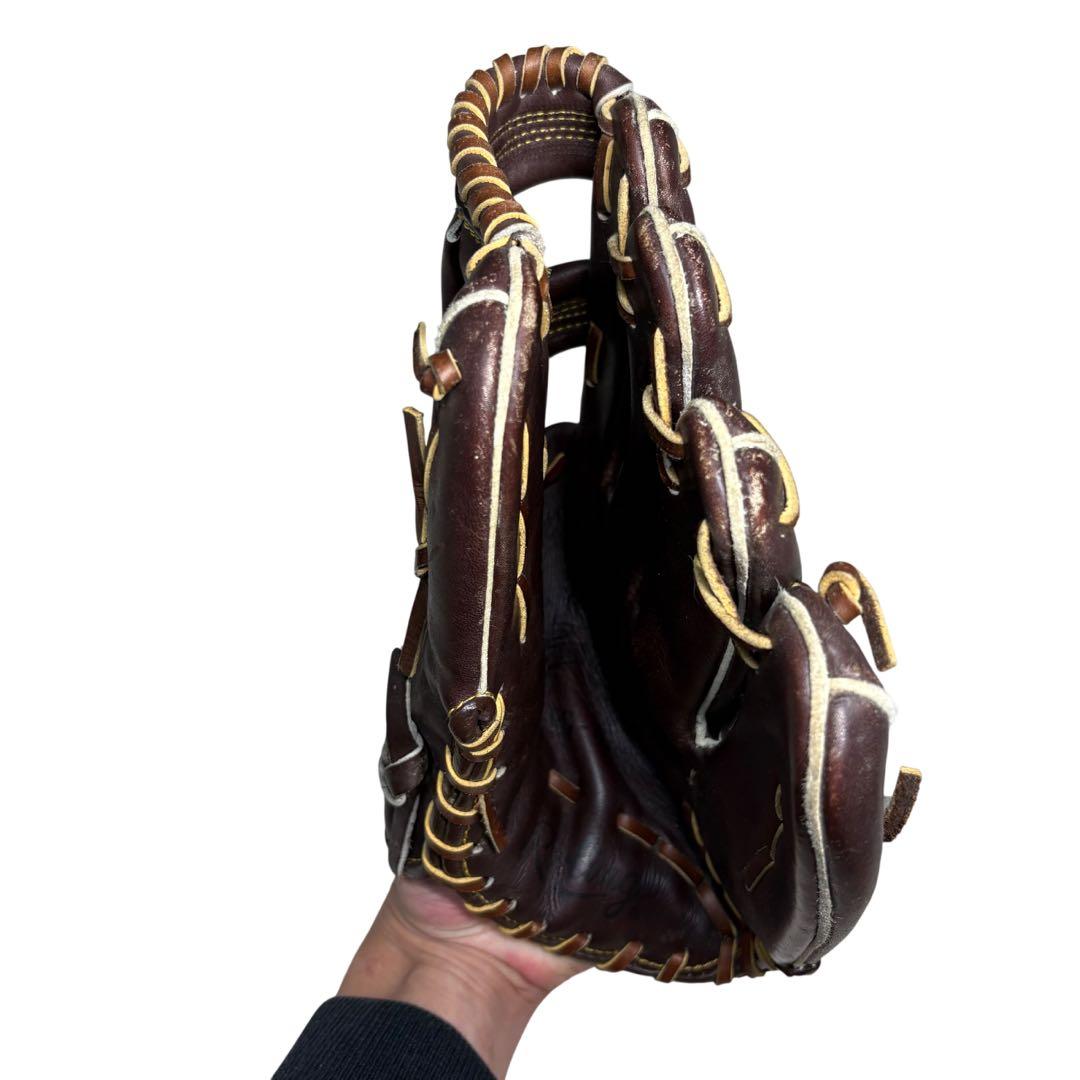 【美品】ローリングス 軟式グローブ 内野手用 即戦力 レザー 良型