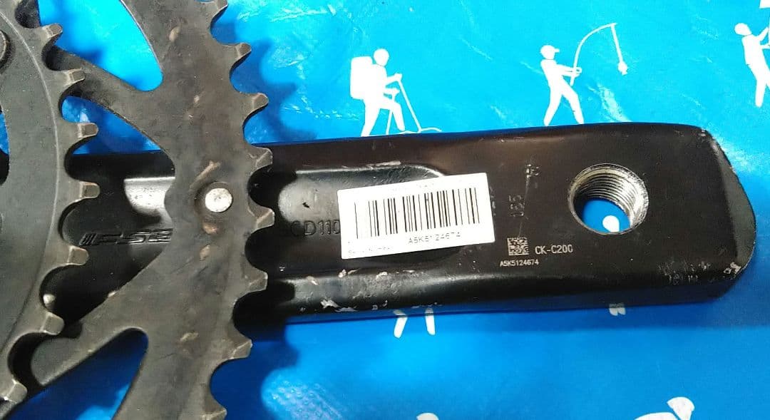 FSA TEMPO 165mm 50/34t クランクセット ボトムブラケット付