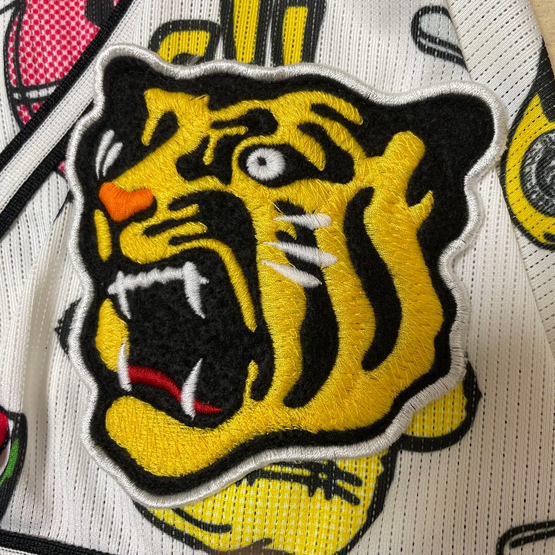 【美品・Lサイズ】阪神タイガース デザインユニフォーム 総柄 夏仕様