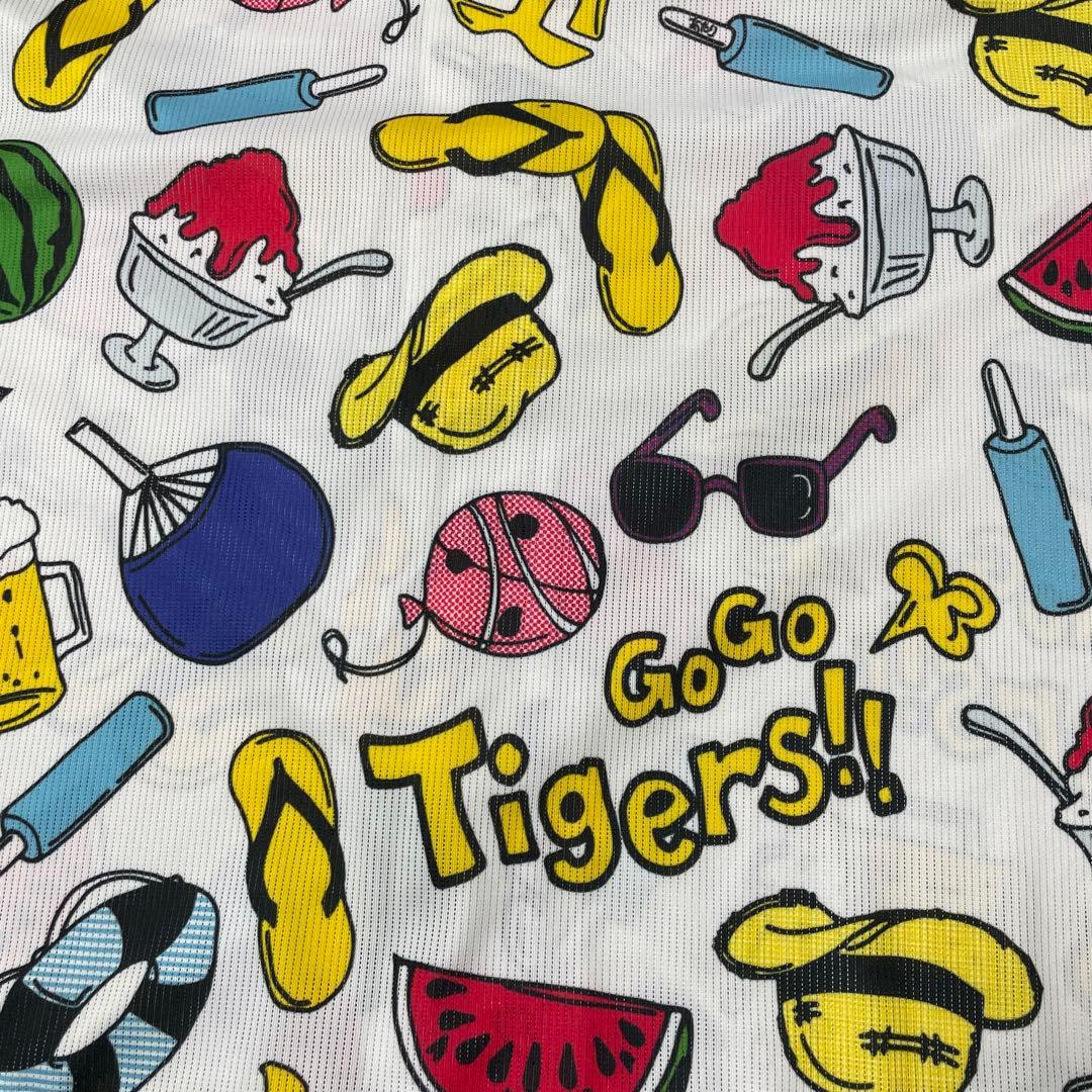 【美品・Lサイズ】阪神タイガース デザインユニフォーム 総柄 夏仕様