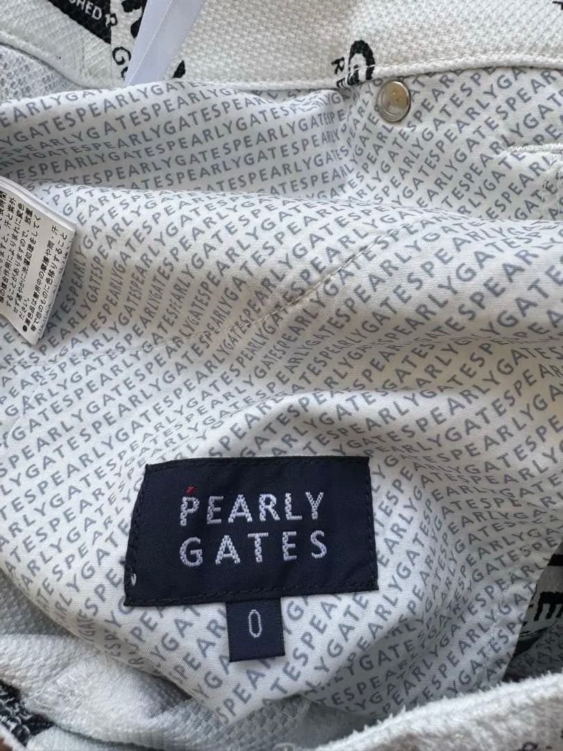 PEARLY GATES 総柄モノトーンスカート