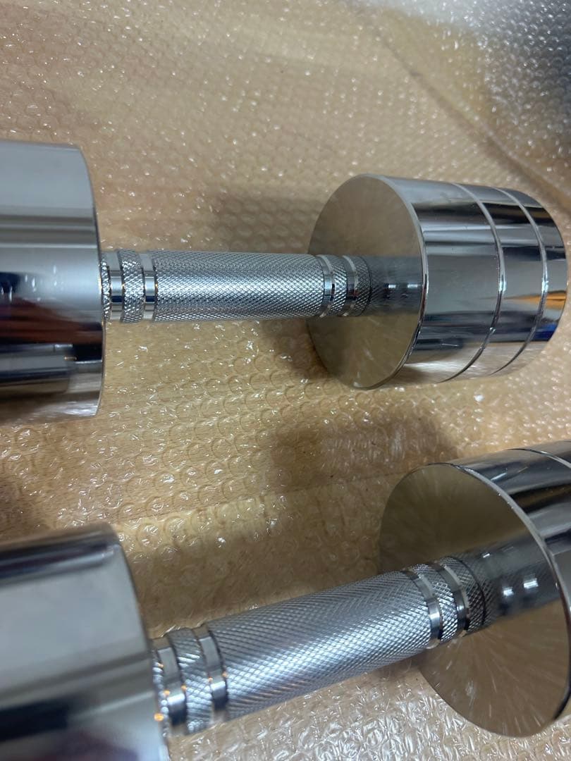 STEADY 可変式ダンベル 10kg 2個セット【クロームメッキ簡単重量調整】