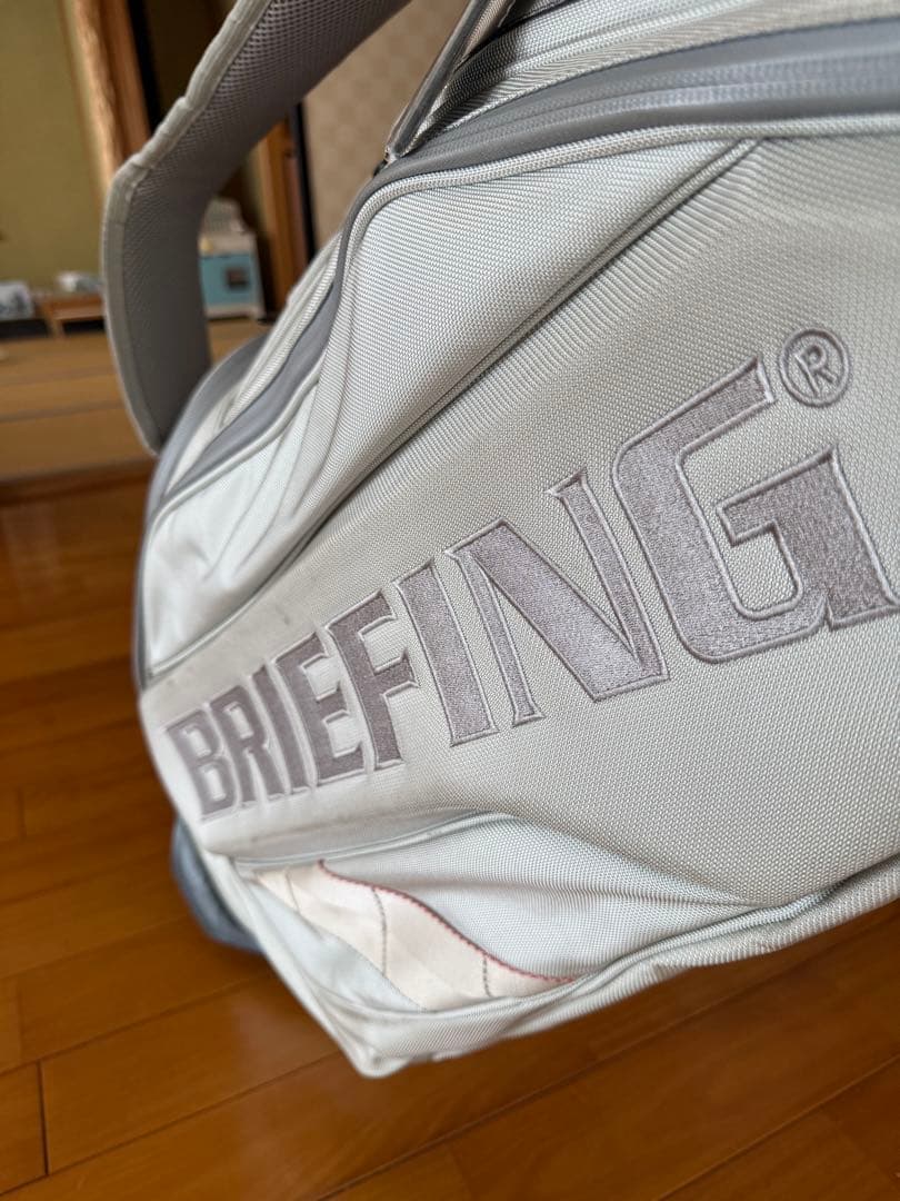 【最高級ライン】BRIEFING CR-10ブリーフィングキャディバッグシルバー
