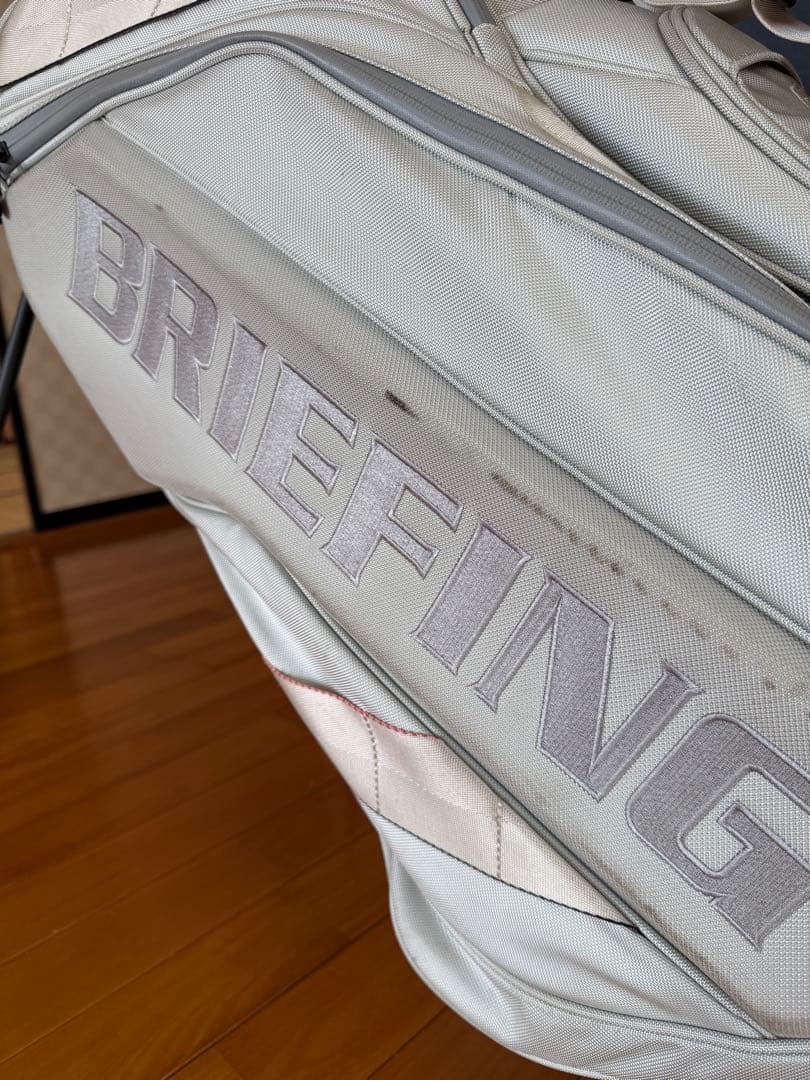 【最高級ライン】BRIEFING CR-10ブリーフィングキャディバッグシルバー