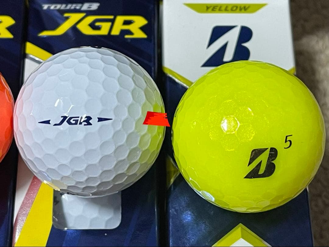 TOUR B JGR ゴルフボール12スリーブ（うち2スリーブのみネーム入）