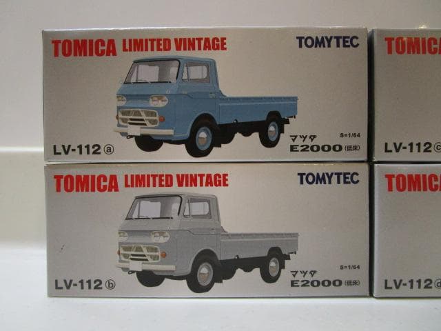 トミカLV/新品封印未開封LV-112abcd E2000(低床) 4台セット