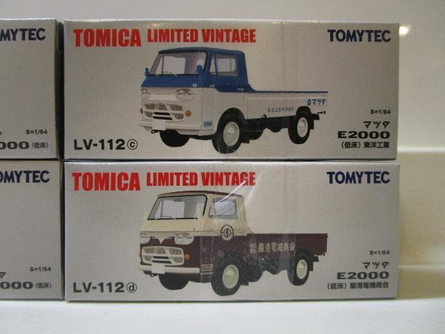 トミカLV/新品封印未開封LV-112abcd E2000(低床) 4台セット