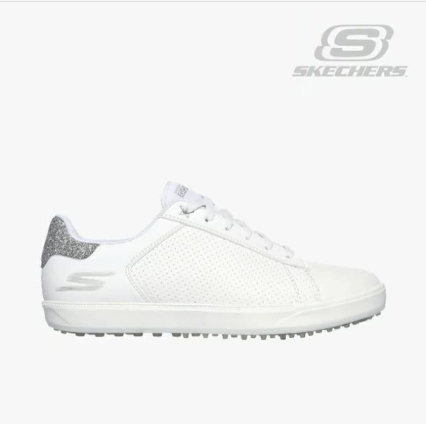 タイムセール新品 SKECHERS スケッチャーズ　ホワイトゴーゴルフ 23cm