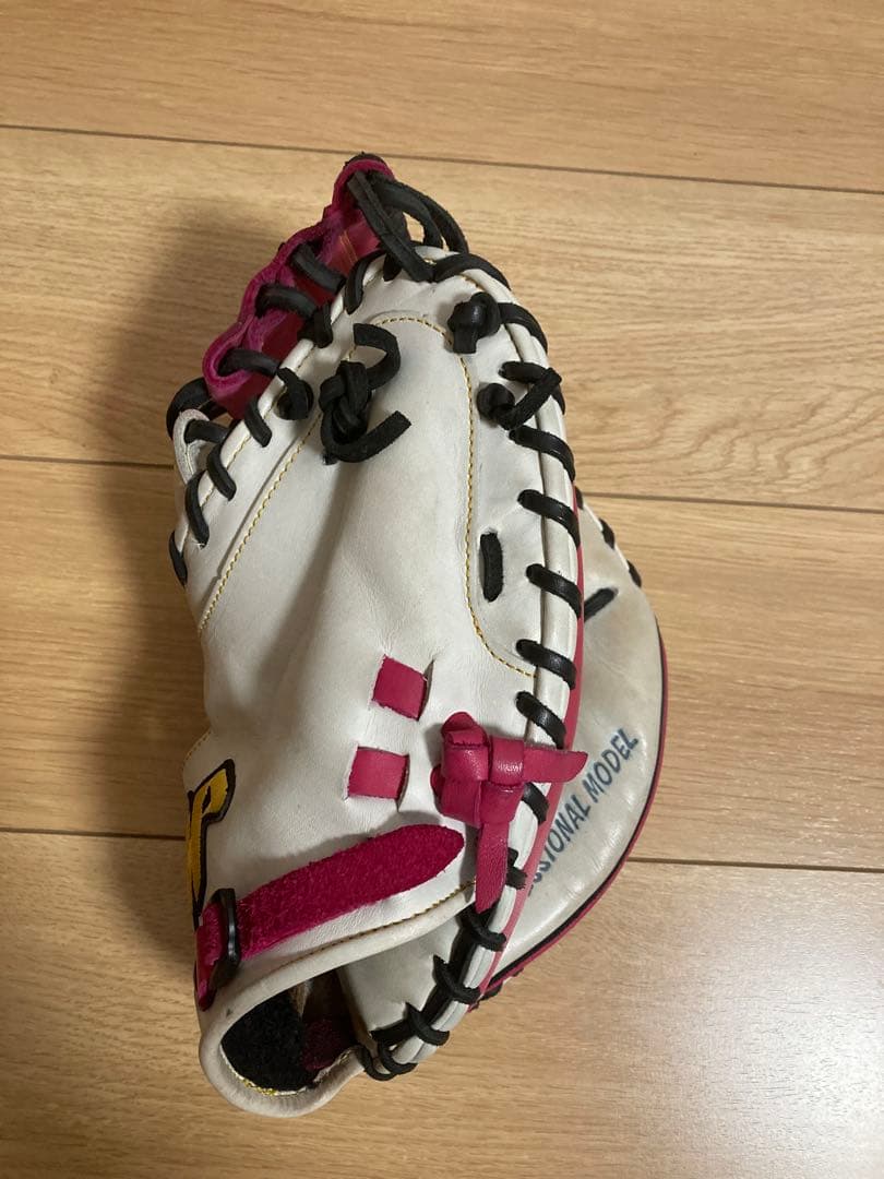 パレット　軟式　ハタケヤマ　PRO-268S ホワイト　ピンク