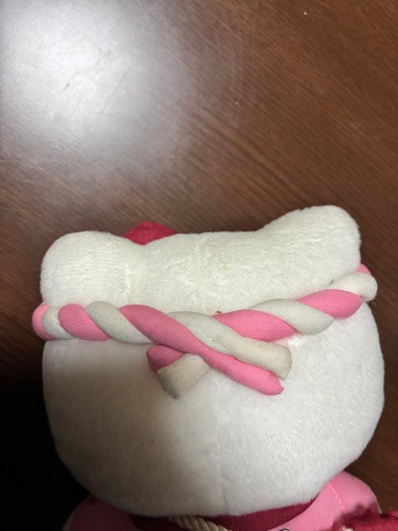 希少 激レア 美品 ハローキティ 東京 江戸前 ピンク ブルー ぬいぐるみ