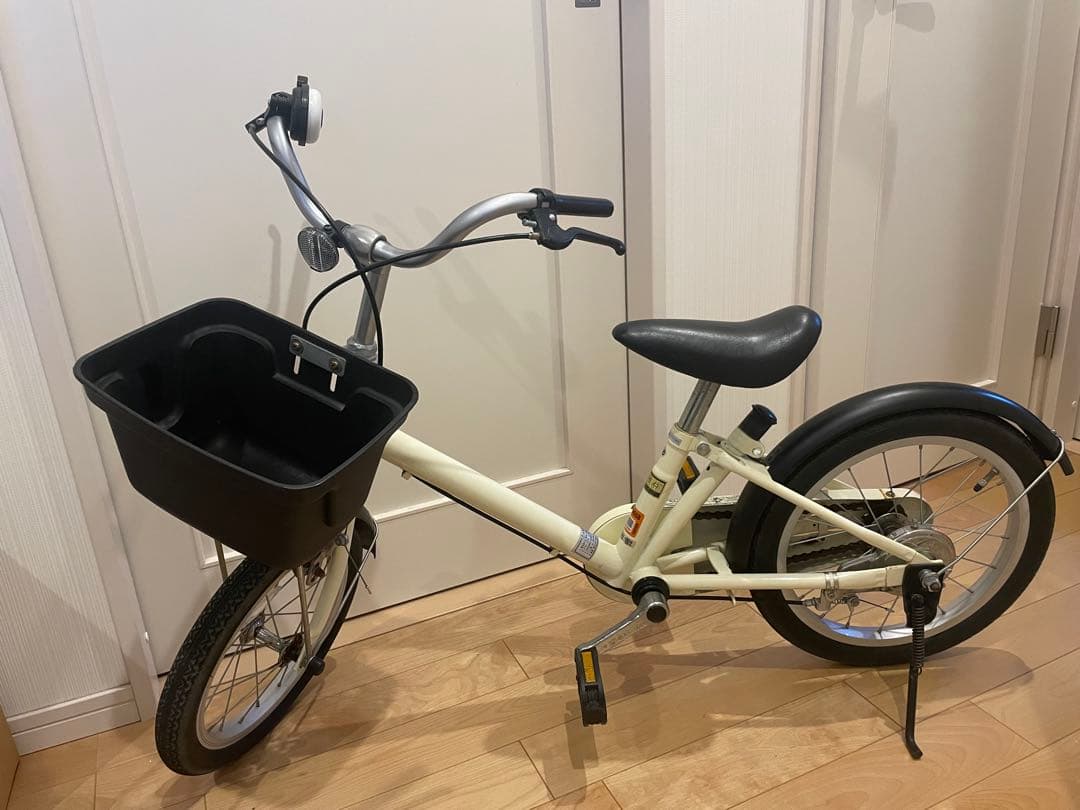 無印　自転車　幼児　16型　補助輪付き　子供