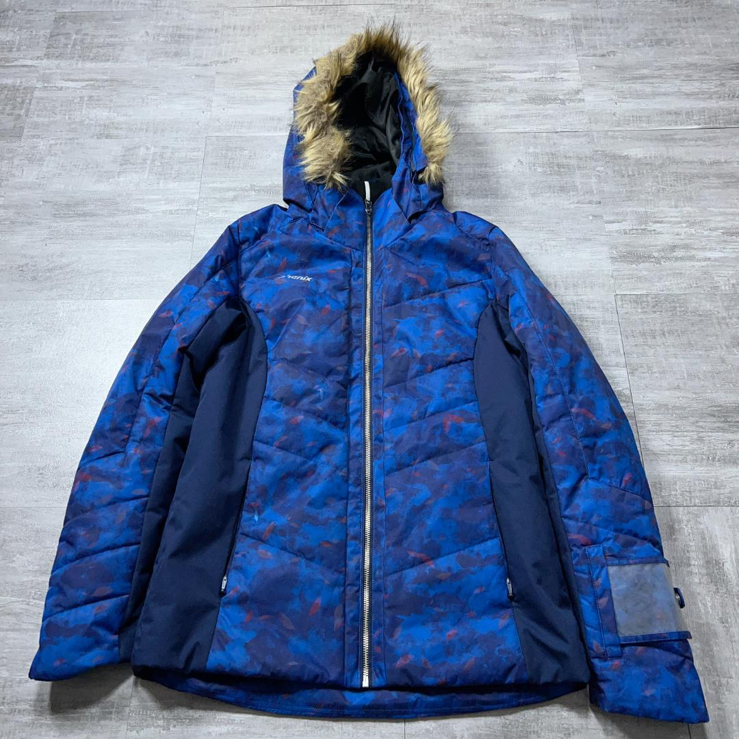 美品 近年モデル Phenix フェニックス スキーウェア ファー XL 総柄
