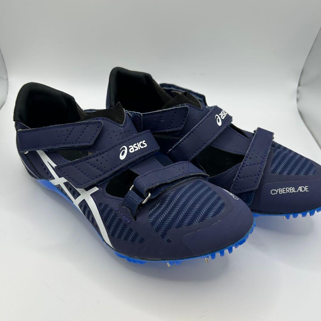 【美品】アシックス asics CYBERBLADE 16 24.5cm ブルー