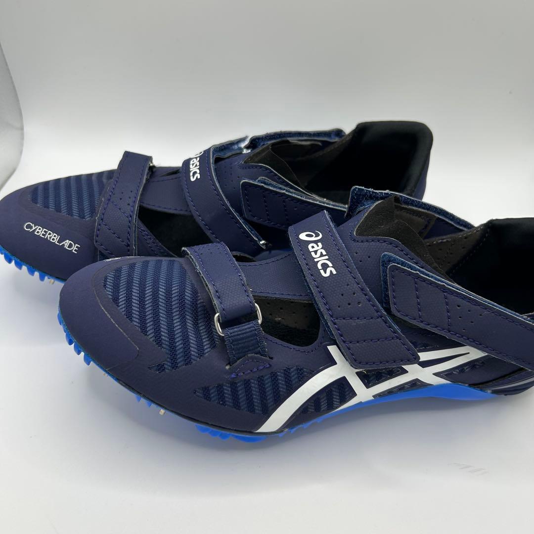 【美品】アシックス asics CYBERBLADE 16 24.5cm ブルー