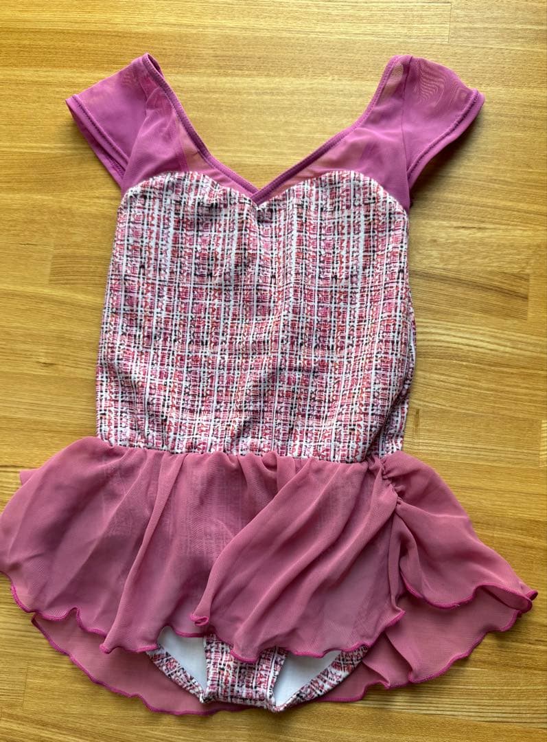 stina スティナ キッズ Pレオタード 95-110 ピンク