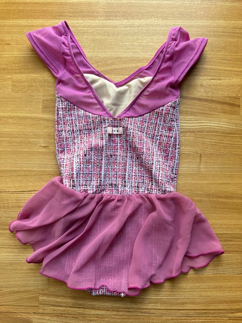 stina スティナ キッズ Pレオタード 95-110 ピンク
