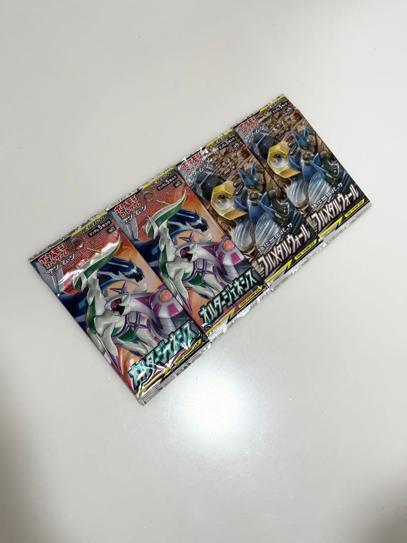 ポケモンカードフルメタルウォールオルタージェネシス未開封パックPokemon4P