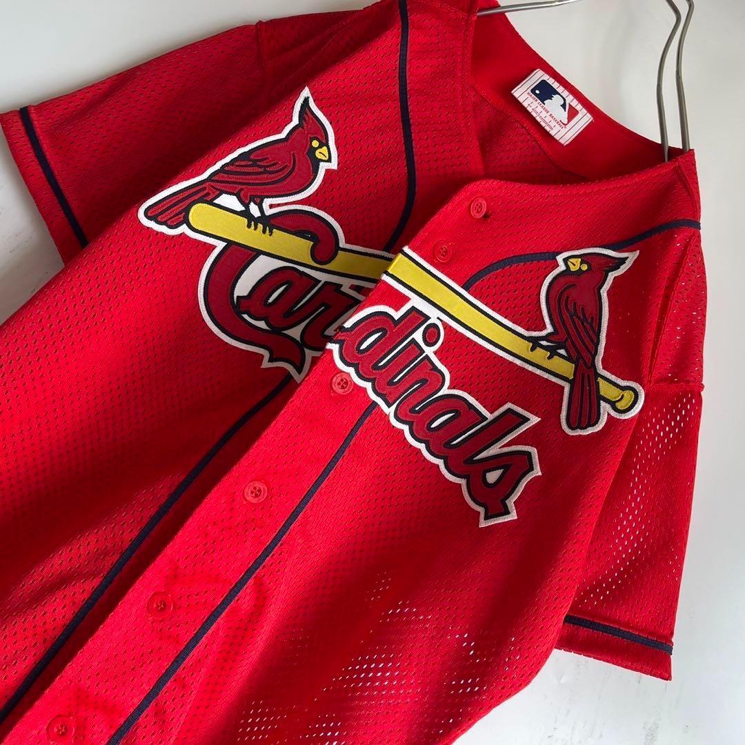90s MLB セントルイスカージナルス ベースボールシャツ ヌートバー選手所属
