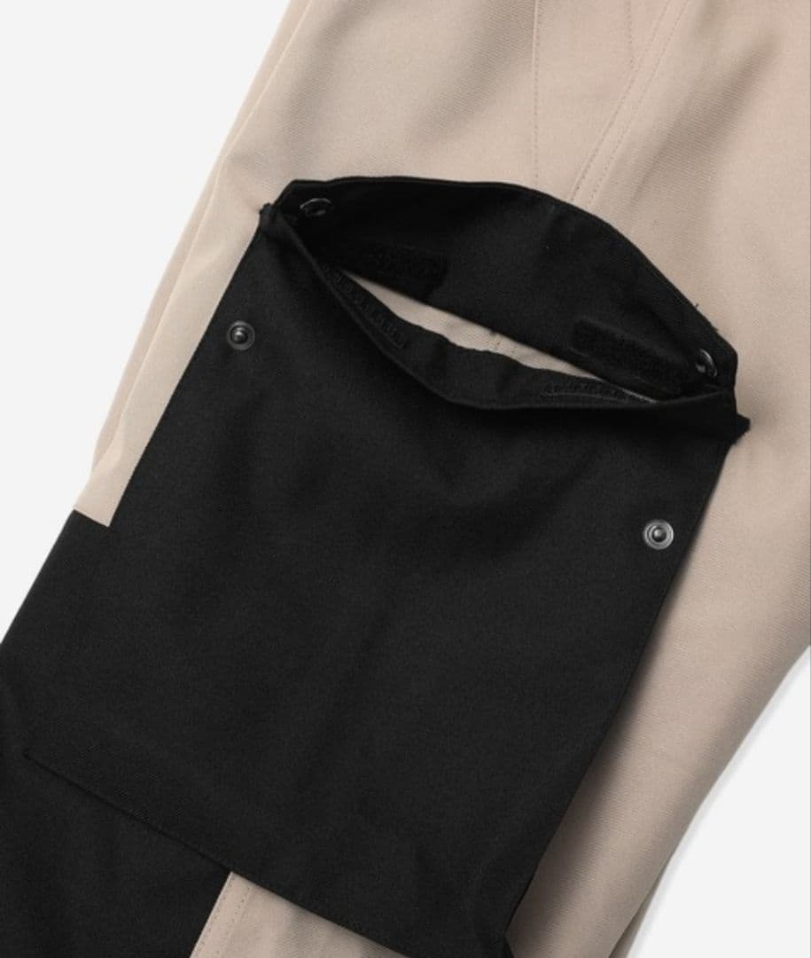 【美品】レディースL NIKITA スノボパンツ 撥水 ベージュ黒
