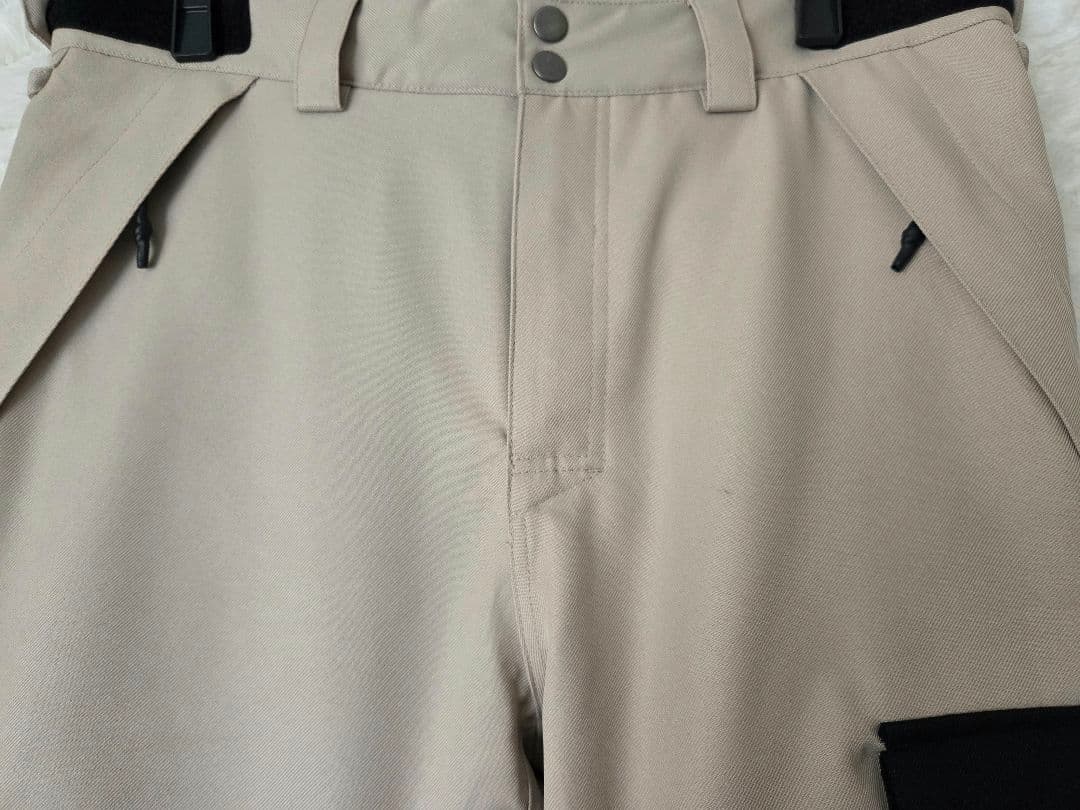 【美品】レディースL NIKITA スノボパンツ 撥水 ベージュ黒