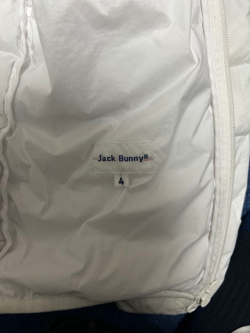 Jack Bunny!! 白 ダウンジャケット サイズ4