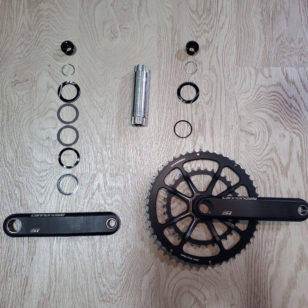 cannondale クランク165mm スパイダーリング 50-34t