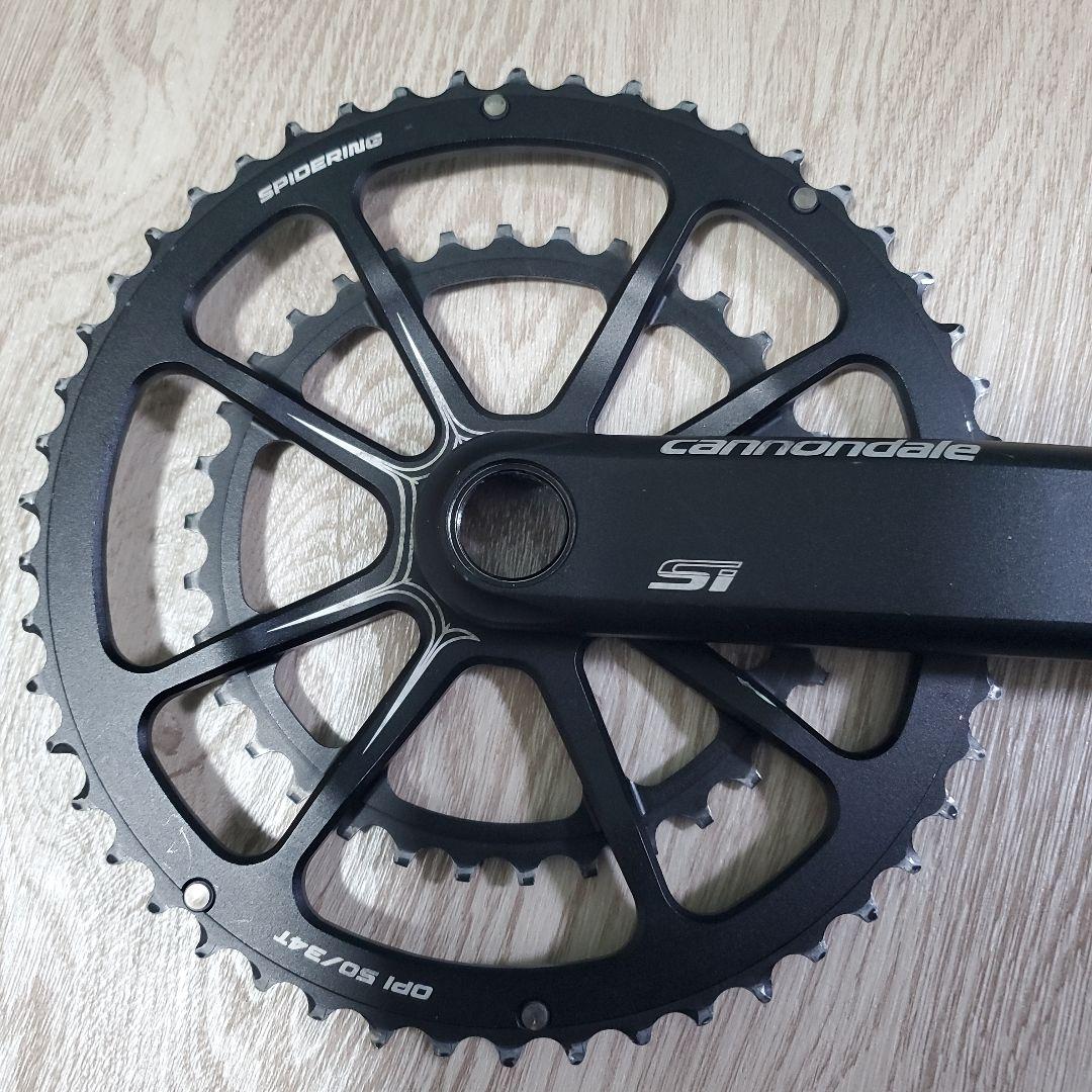 cannondale クランク165mm スパイダーリング 50-34t